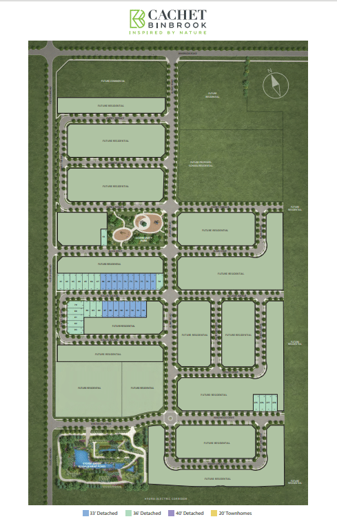 Site Plan | Cachet Binbrook | Cachet Homes